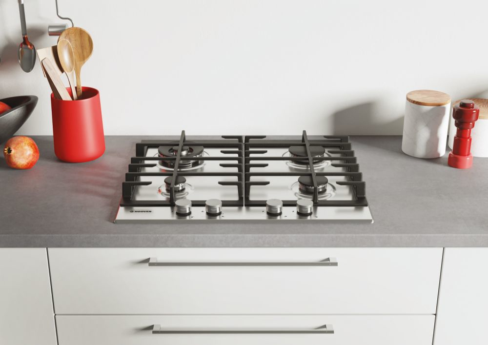 Hoover H-HOB 500 GAS HHG6BR4WSX Stainless steel Built-in – image 2