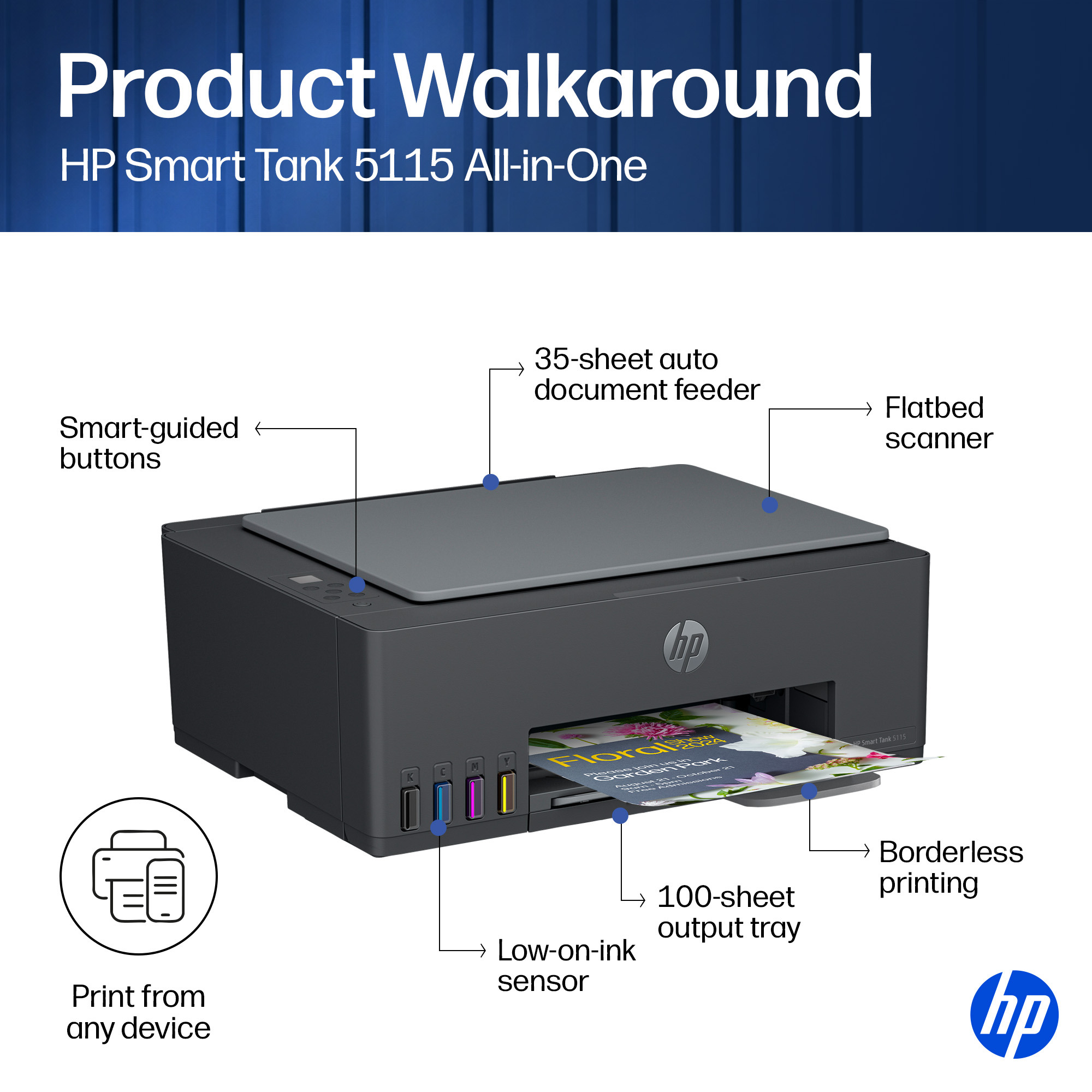 HP Smart Tank 5115 All-in-One Printer – image 9