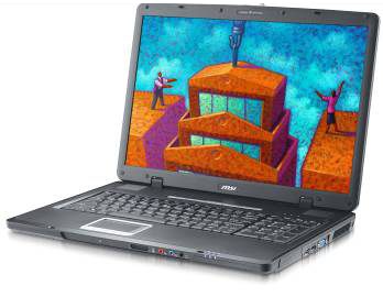 MSI Megabook VR705-047BE Intel Pentium Mobile T3400