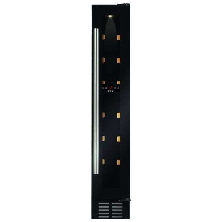 CDA FWC152 Compressor wine cooler Freestanding Black 7 bottle(s)