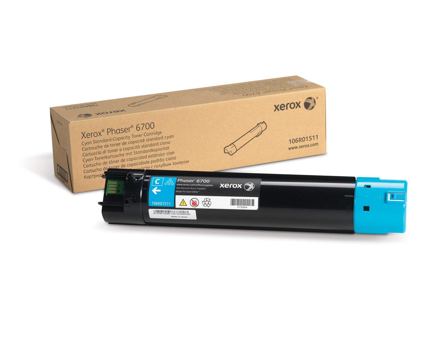 Xerox CYAN STANDARD CAPACITY TONER CARTRIDGE,