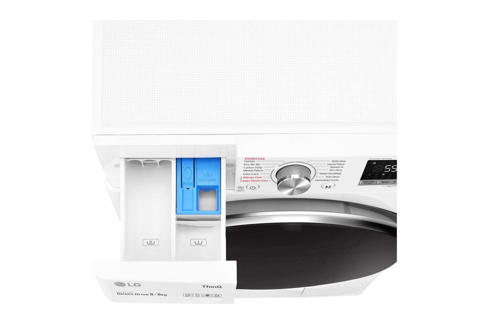 LG F4DV508S2WE washer dryer Freestanding Front-load White – image 7