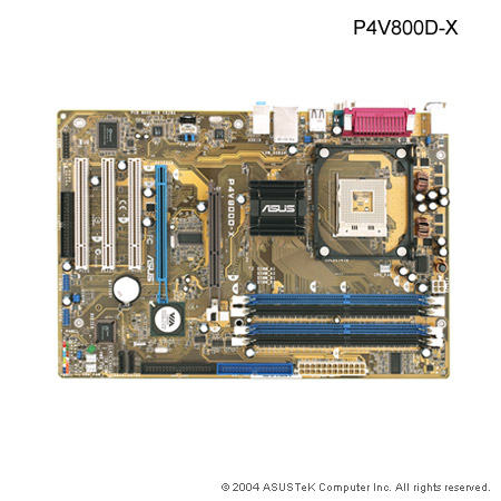ASUS Desktop Board P4v800d-x