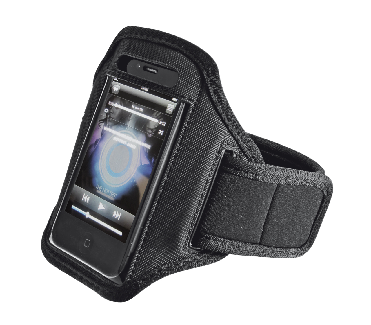 Trust Sport mobile phone case Armband case Black