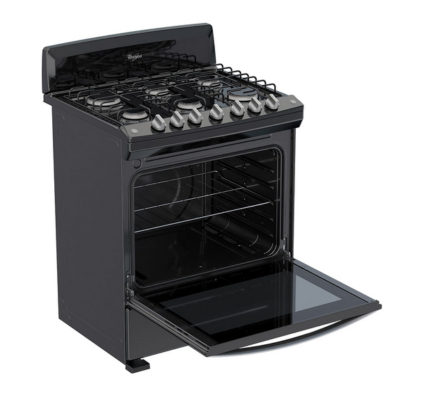 Whirlpool WFR3000B cooker Freestanding cooker Gas Black – image 8
