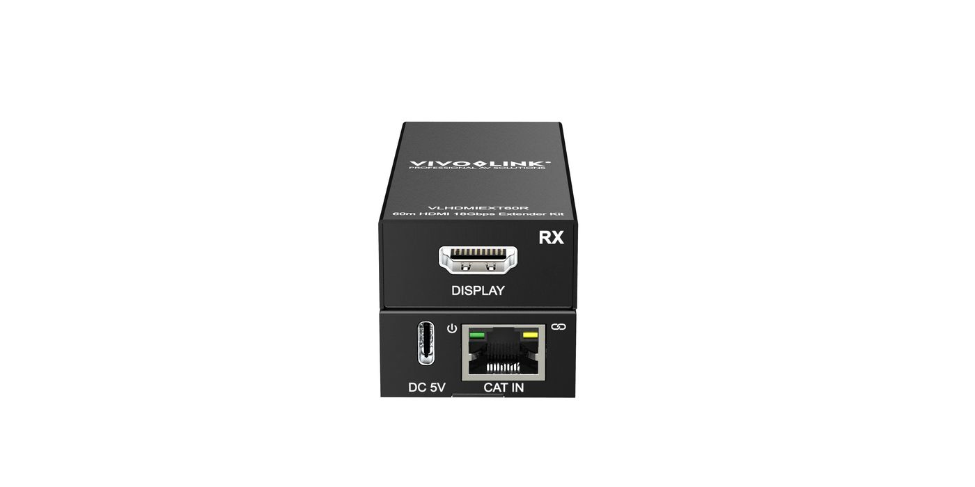 Vivolink VLHDMIEXT60 AV extender AV transmitter & receiver Black – image 4
