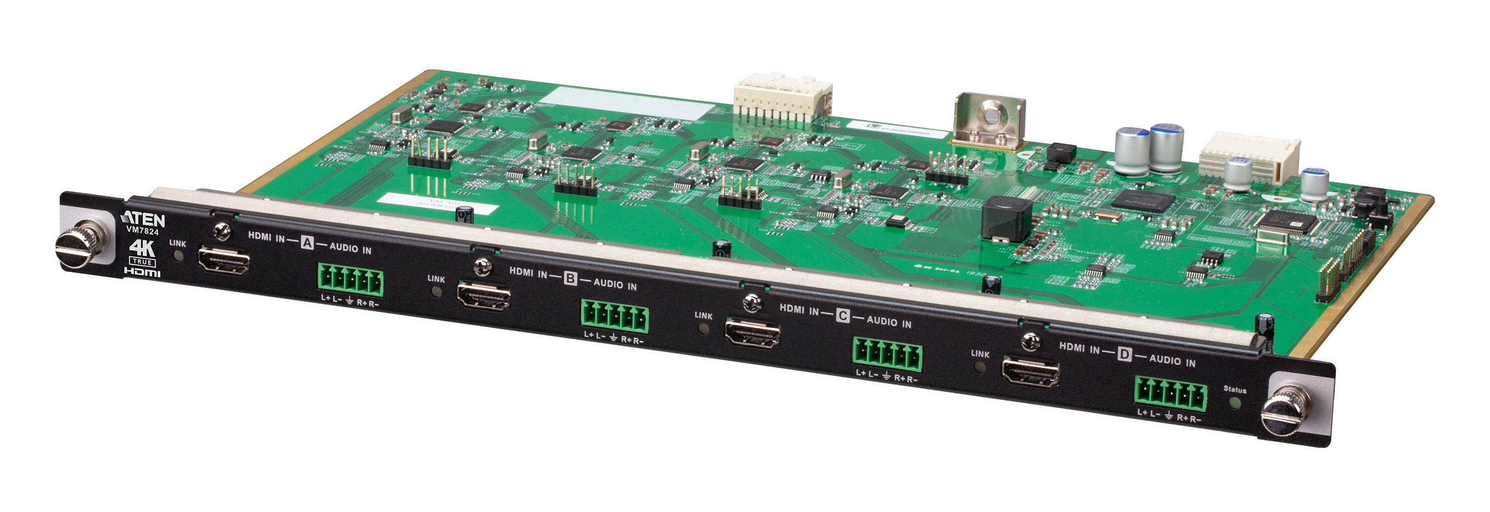 ATEN VM7824 4-Port True 4K HDMI Input Board - Expansion module - HDMI x 4 - for VanCryst VM1600A, VM3200, VM3250, VS182B, VS184B