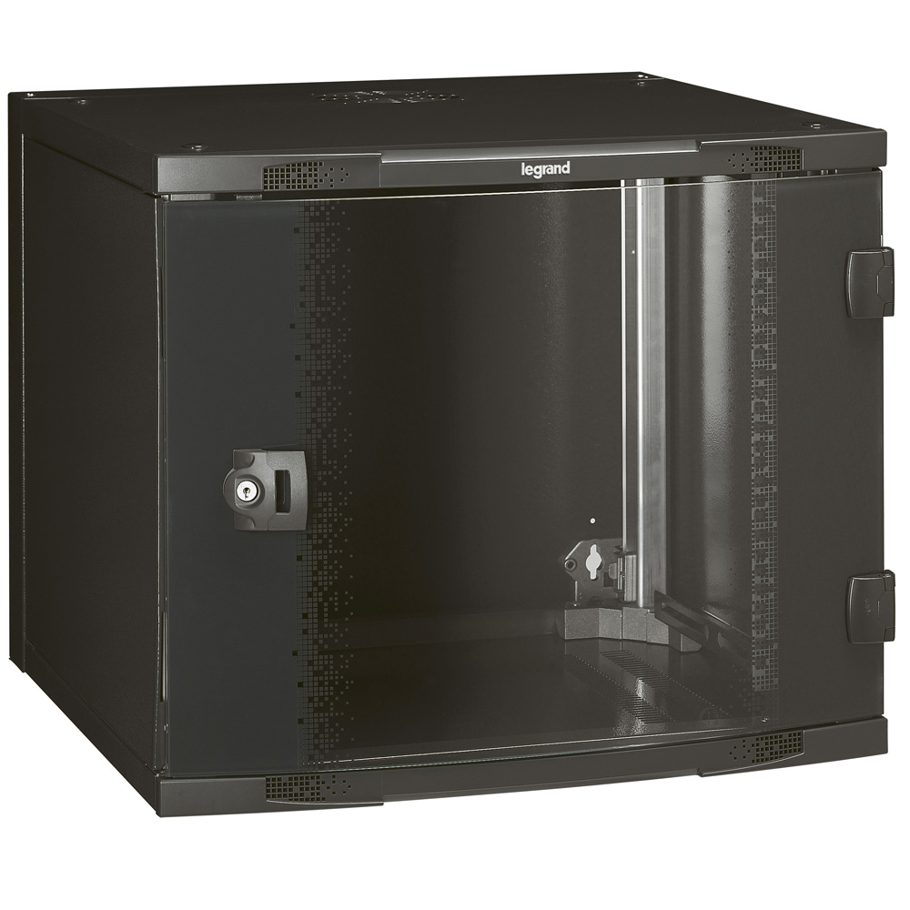 Legrand 046211 rack cabinet 9U Wall mounted rack Black