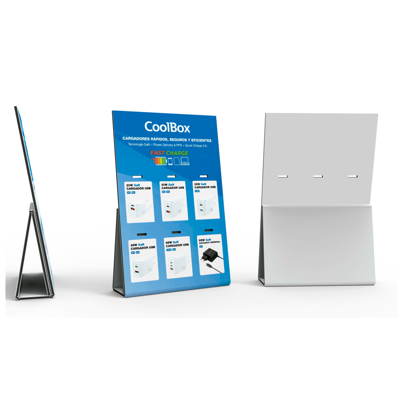 CoolBox PACK 12 CARGADORES GAN + EXPOSITOR – image 3