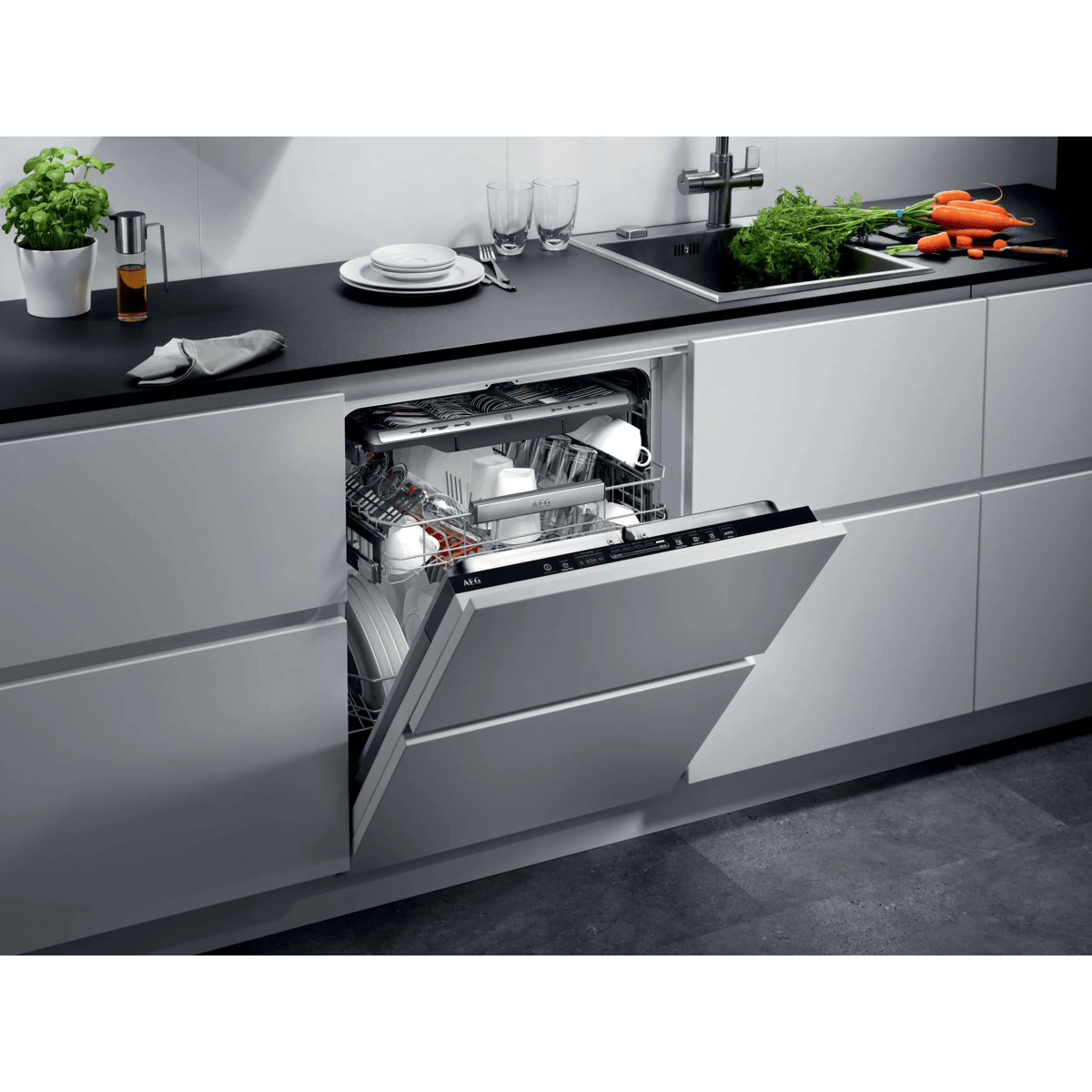 AEG FSE94848P Fully built-in 14 place settings – image 9