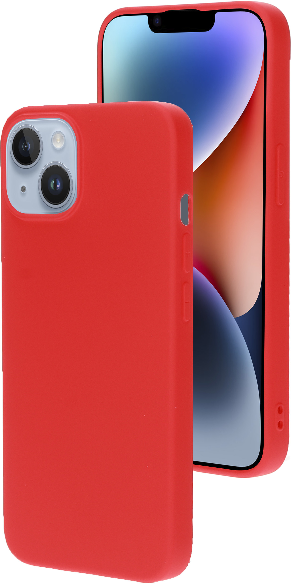 Mobiparts Silicone Cover Apple iPhone 14 Scarlet Red – image 1