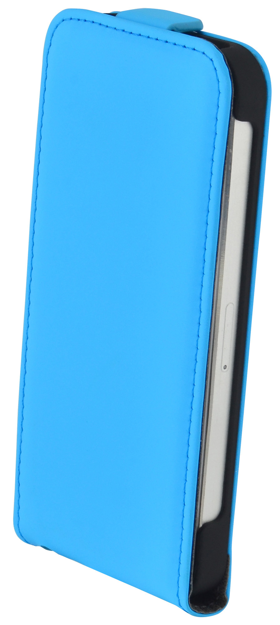 Mobiparts Premium Flip Case Apple iPhone 5, iPhone 5S, iPhone SE Light Blue – image 2