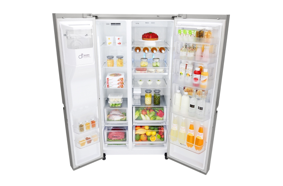 LG GSJ961NEBZ side-by-side refrigerator Freestanding – image 7