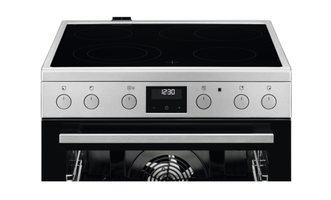 AEG CCB6642BBM Freestanding cooker Electric Ceramic hob Black, Silver – image 2