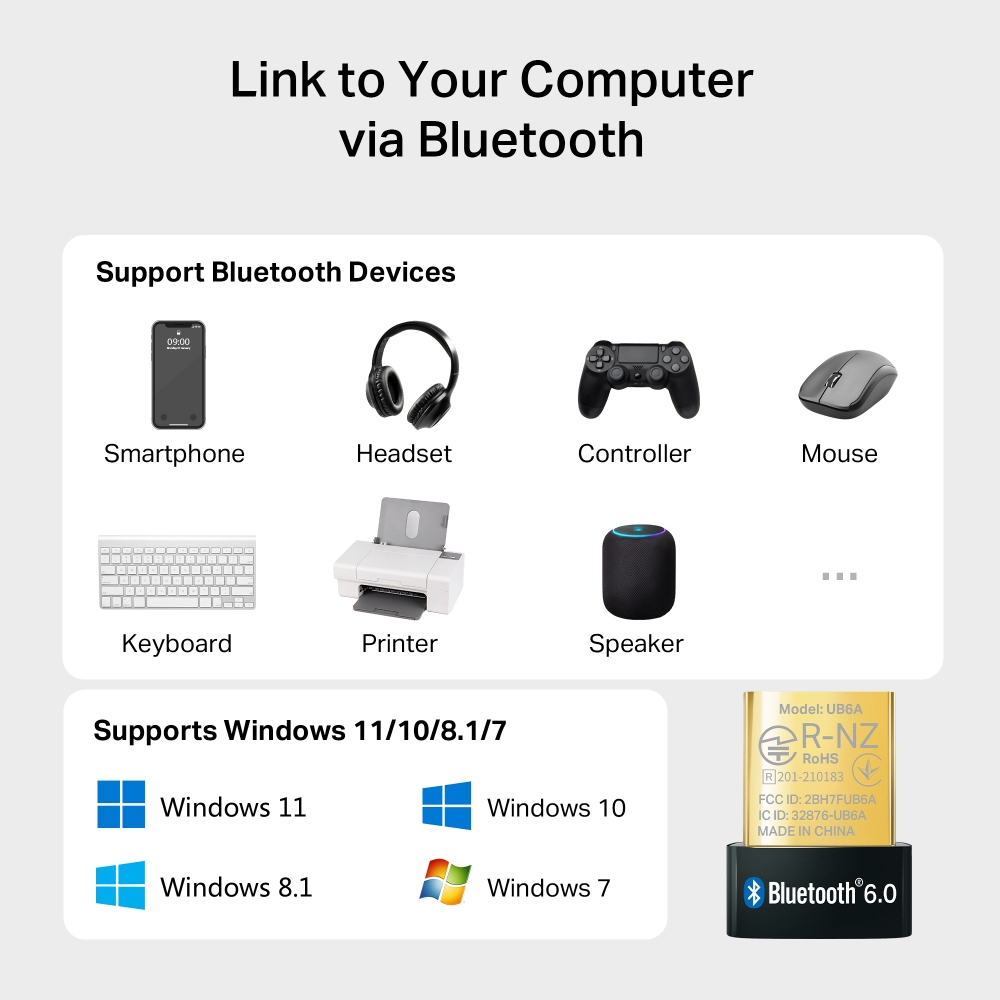 TP-Link Bluetooth 6.0 Nano USB Adapter – image 6