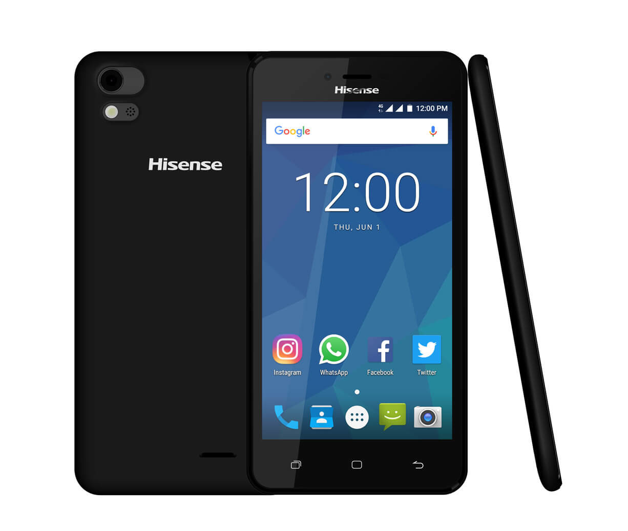 Hisense T5 12.7 cm (5") Dual SIM Android 7.0 4G Micro-USB 1 GB 8 GB 2200 mAh Black – image 2
