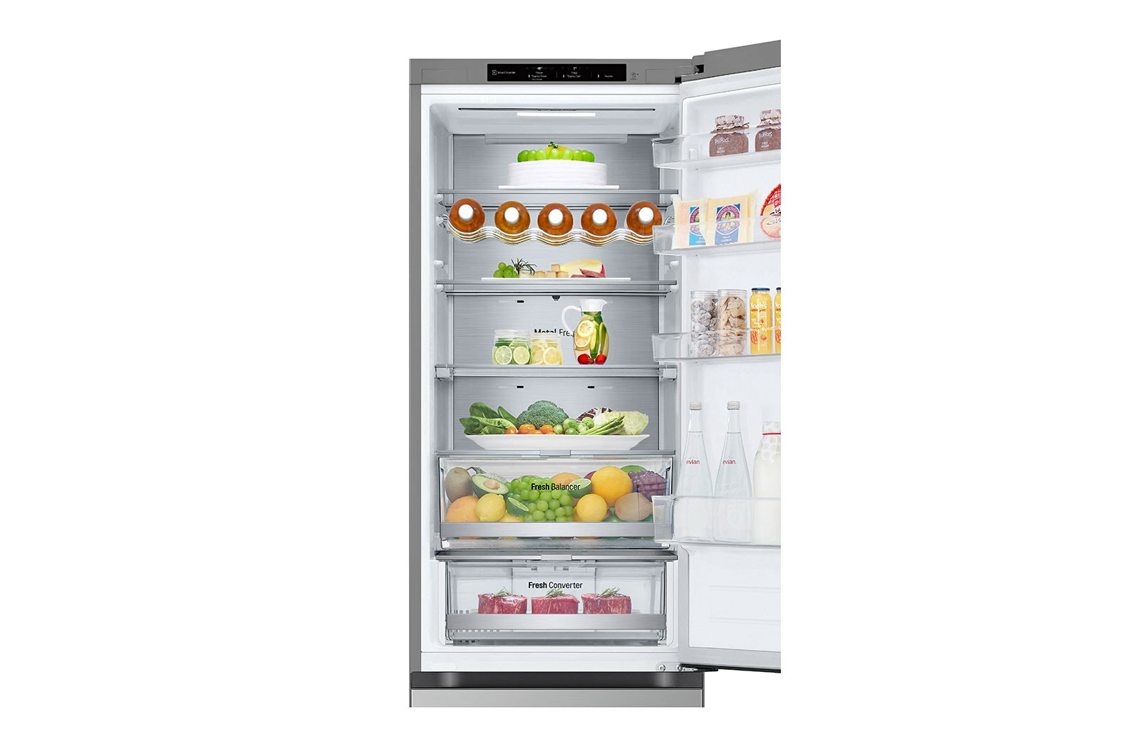 LG GBV7280BPY combi-fridge Freestanding – image 7
