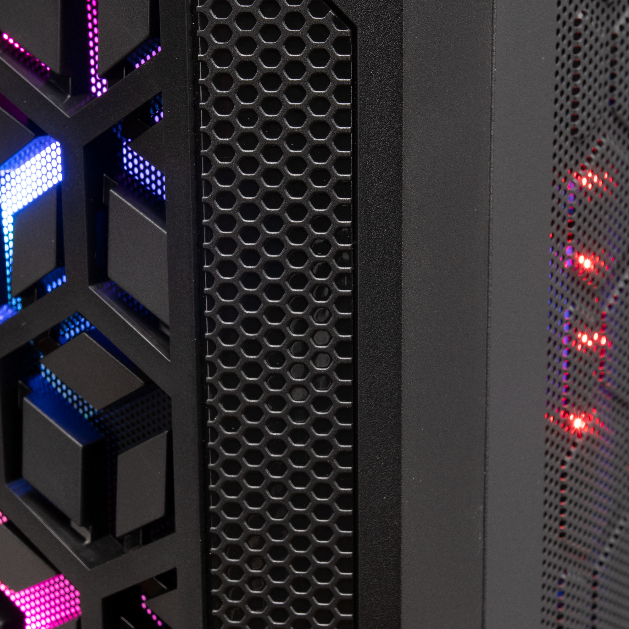 Mars Gaming MCMESH Micro ATX Gaming PC Case 3x FRGB Fan Black – image 4