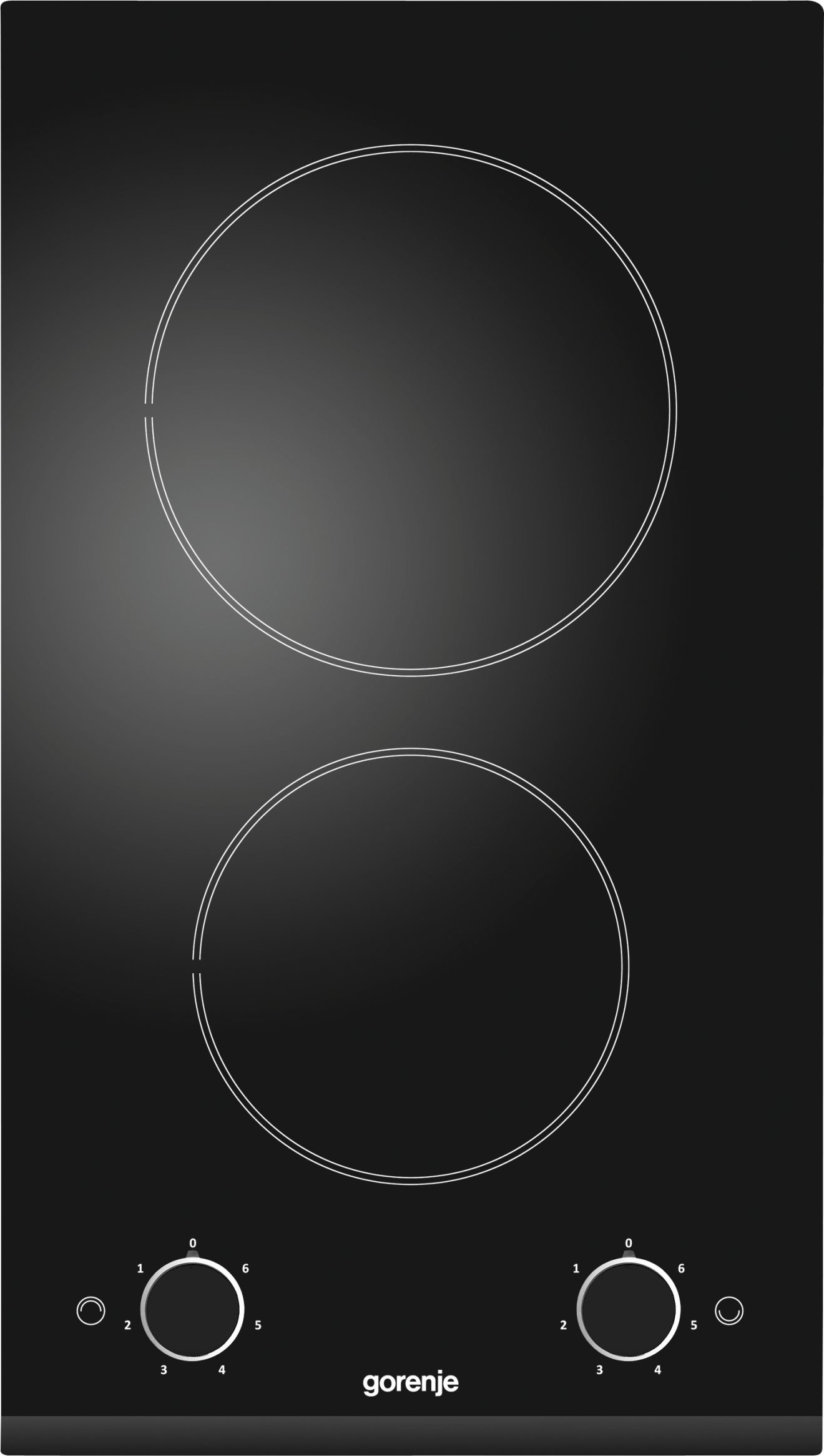 Gorenje 545514 hob Black Built-in Ceramic hob 2 zone(s)