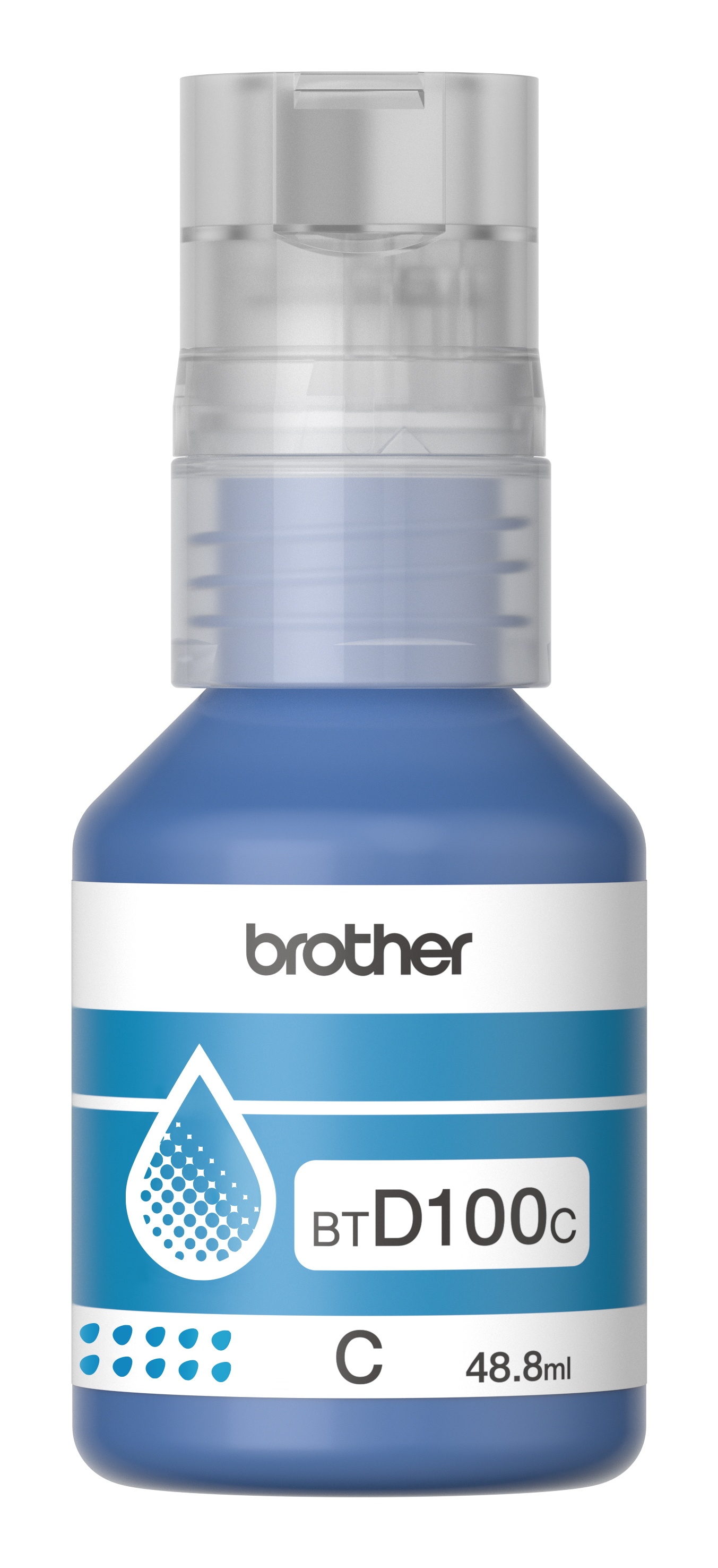Tinta Brother BTD100C - Cian - BTD100C