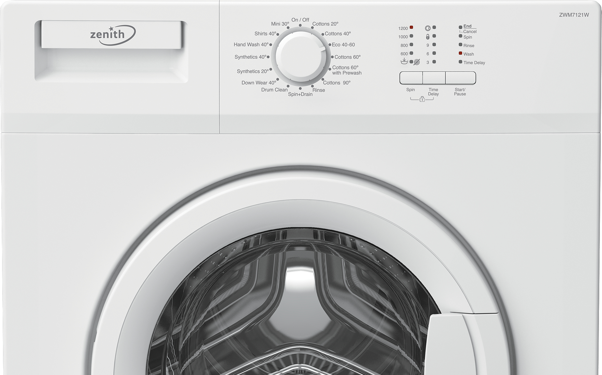 Zenith ZWM7121W washing machine Front-load – image 3