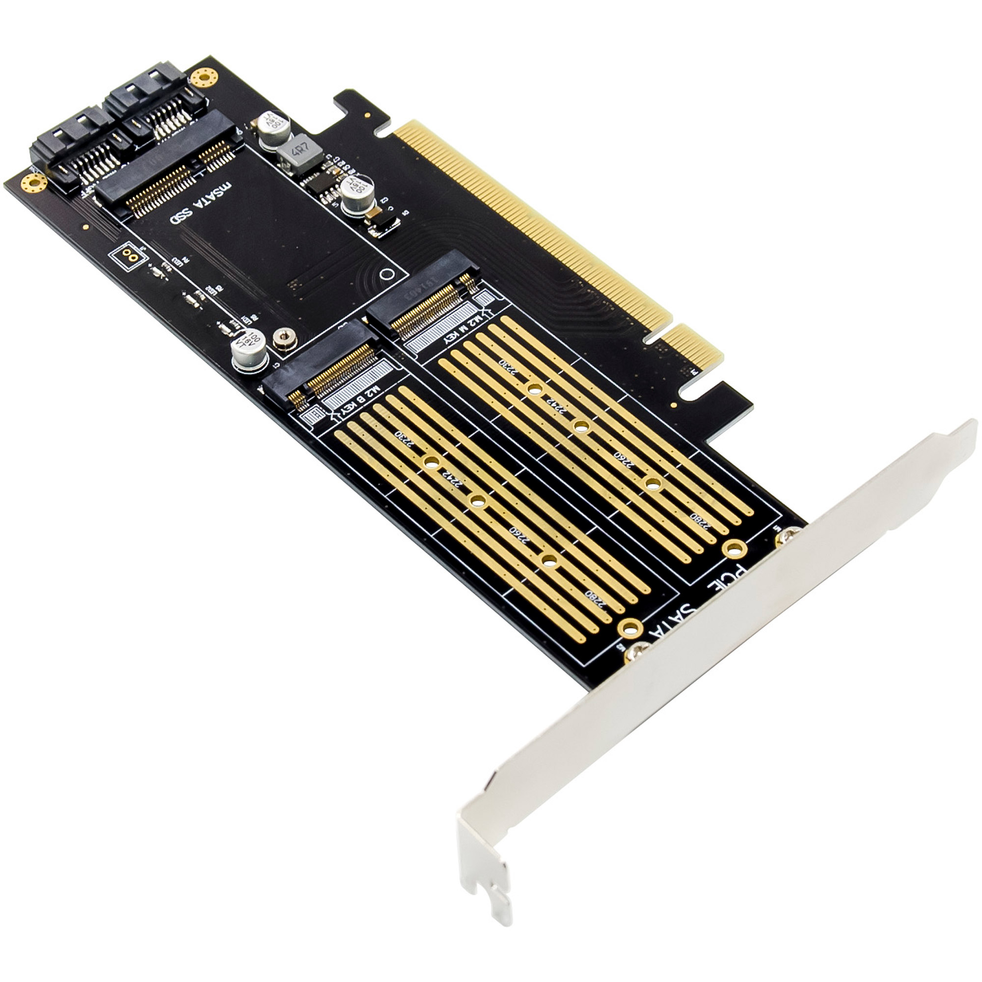 InLine 76660T interface cards/adapter Internal M.2, mSATA – image 2