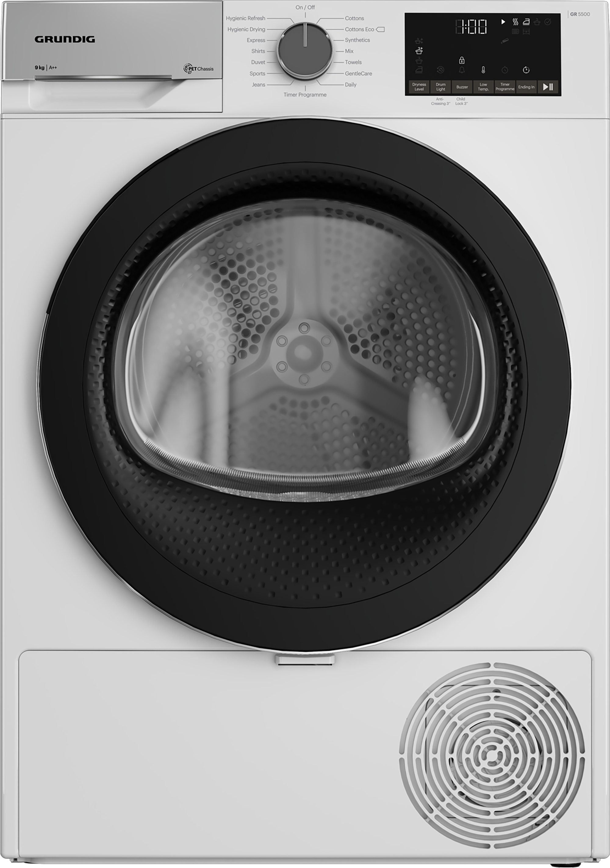 Grundig GT549231CW 9kg Tumble Dryer with Heat Pump Technology – image 2