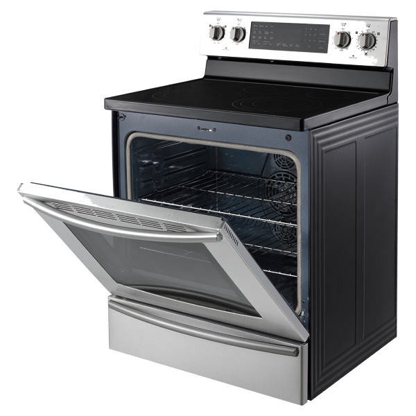 Samsung NE595ROABSR cooker Freestanding cooker Electric Black, Stainless steel – image 4