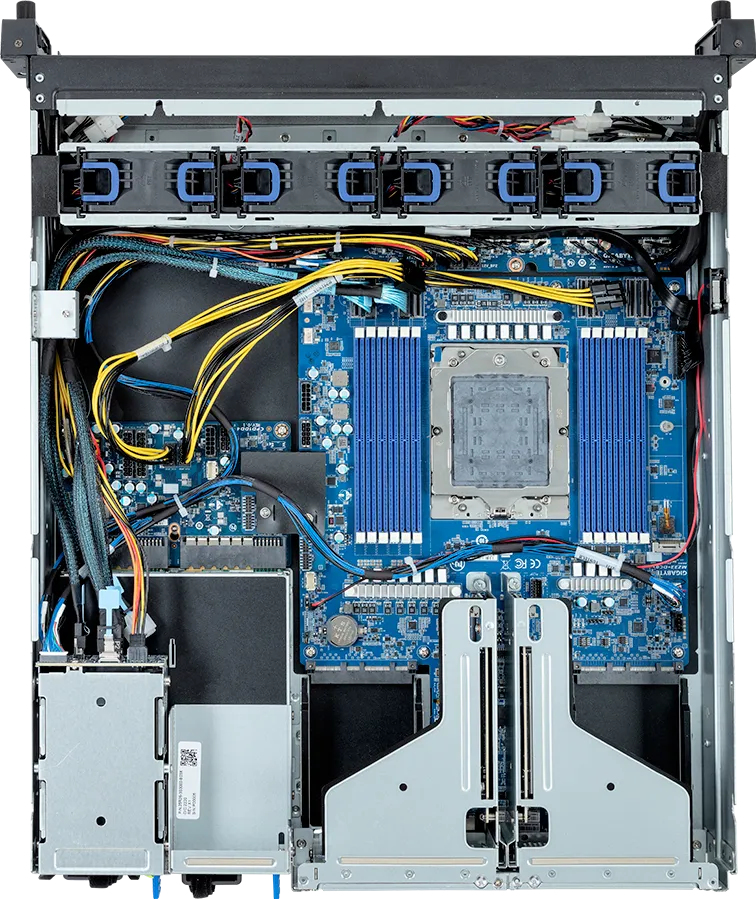GIGABYTE E263-Z30-AAV1 AMD SoC Socket SP5 Rack (2U) Black, Steel – image 4