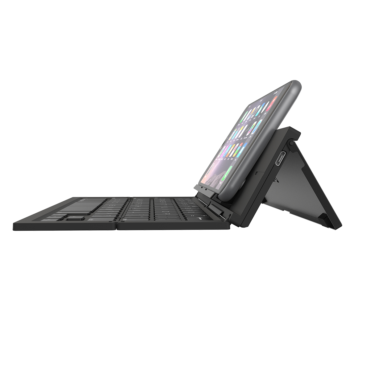 ZAGG UNIPOC-BKF mobile device keyboard AZERTY Bluetooth Black – image 8