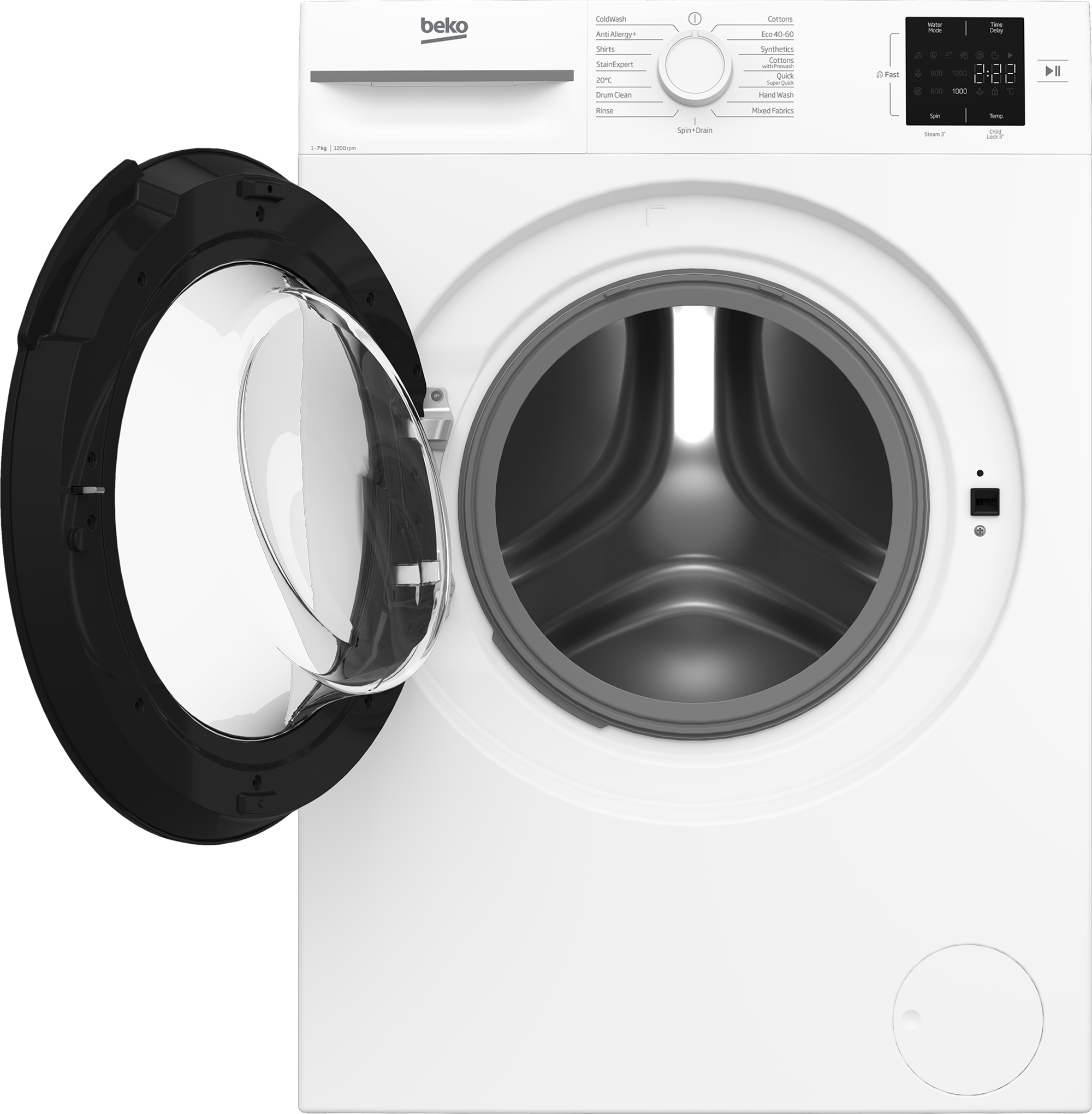 Beko b100 BM1WU3721W Freestanding – image 3