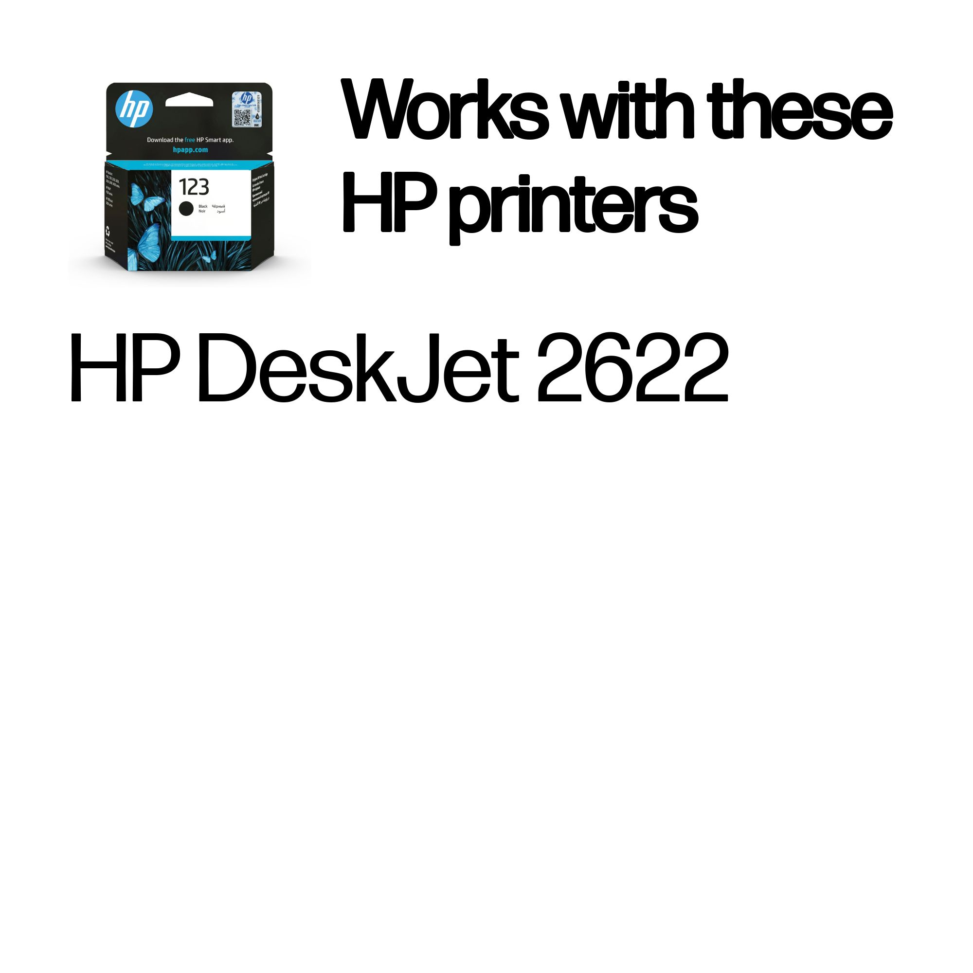 HP 123 Black Original Ink Cartridge – image 2