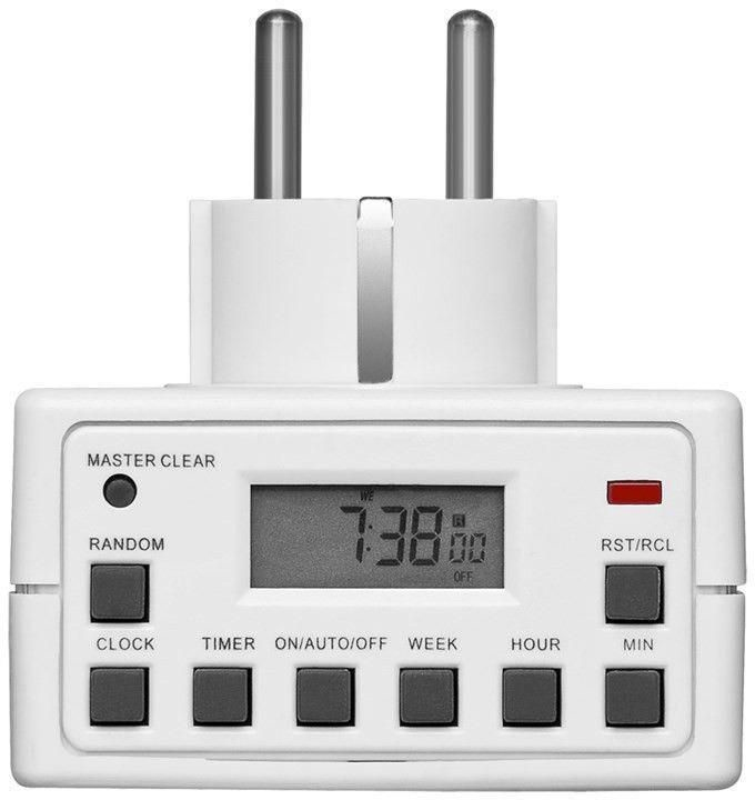Microconnect GRUTIMER3 smart plug Home White – image 2