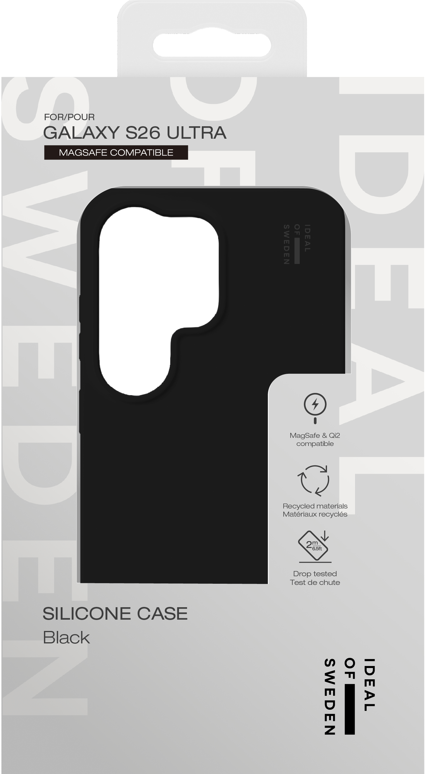 iDeal of Sweden Silicone Case MagSafe Galaxy S26 Ultra Black – image 4