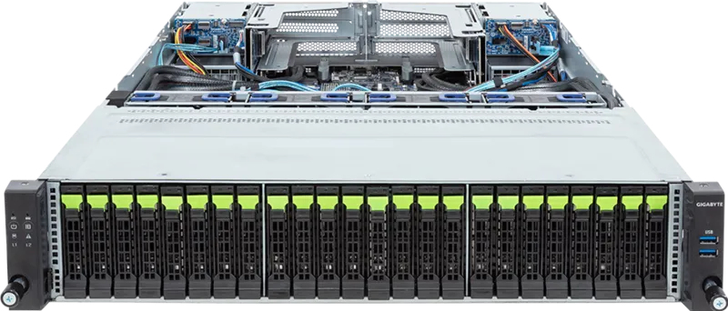 GIGABYTE R283-S92-AAJ1 Intel C741 LGA 4677 (Socket E) Rack (2U) Black, Steel – image 2