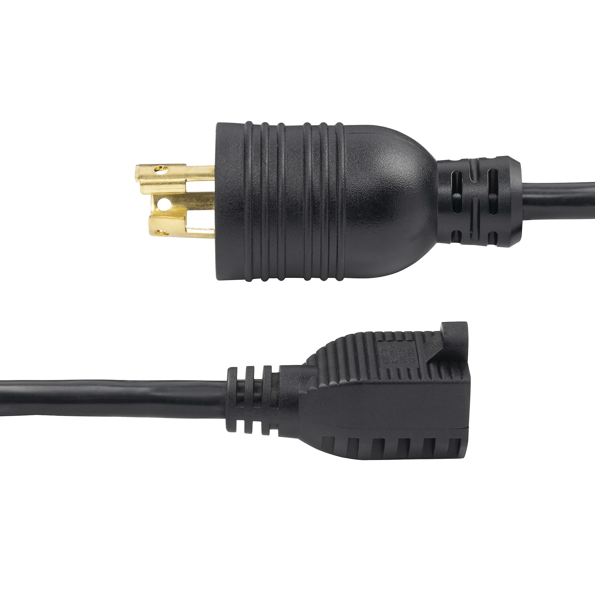 Resim StarTech.com 0.3m Güç Kablosu, NEMA L5-15P - NEMA 5-15R, Siyah