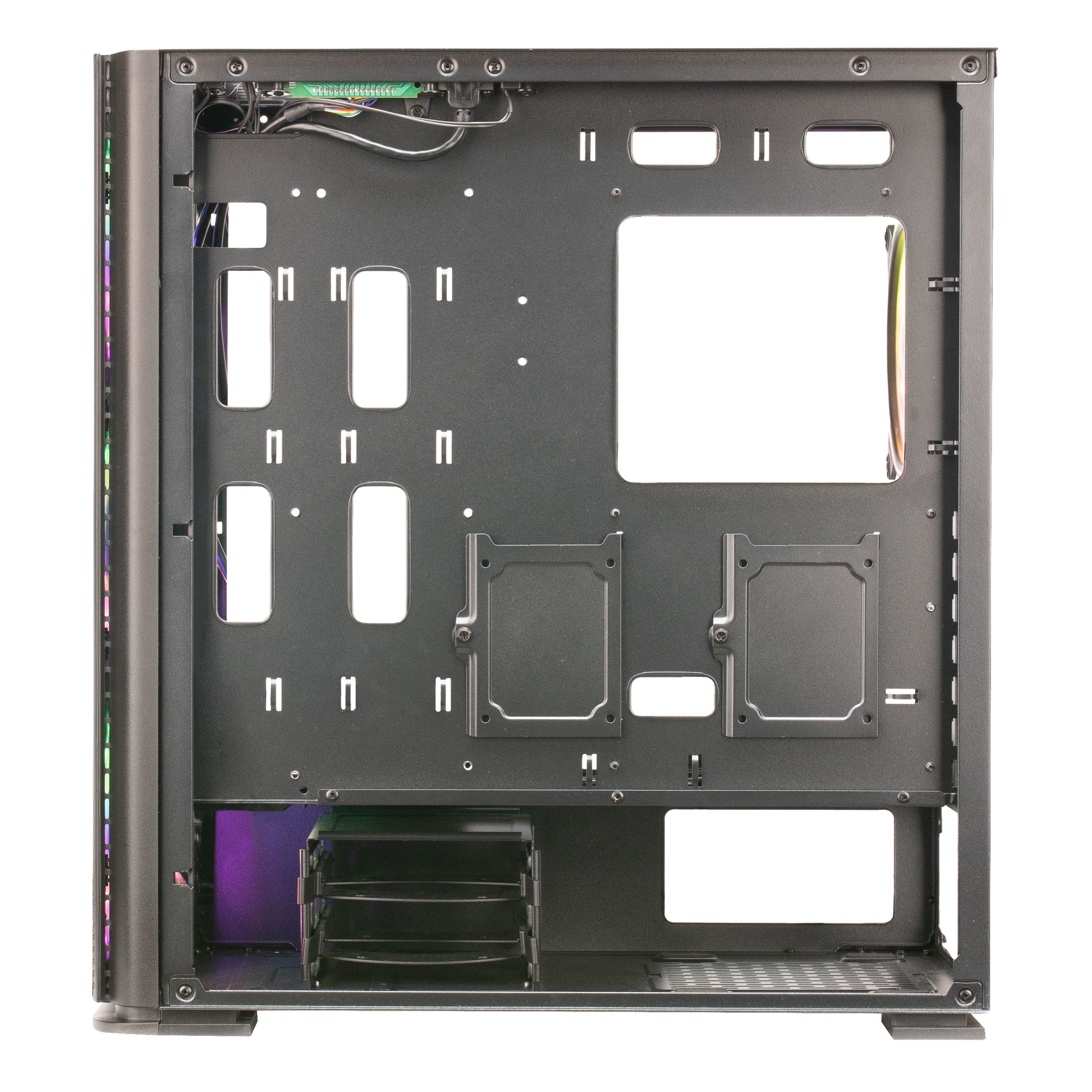 Mars Gaming MCPRO XL E-ATX Gaming PC Case Tempered Glass 4x RGB Fan Black – image 7