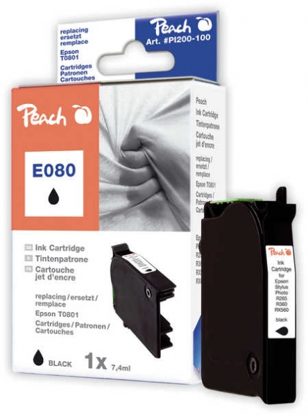 Peach PI200-100 ink cartridge 1 pc(s) Black