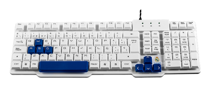 Mars Gaming MCPCHAMPIONRM keyboard Mouse included USB QWERTY Spanish Blue, White – image 7