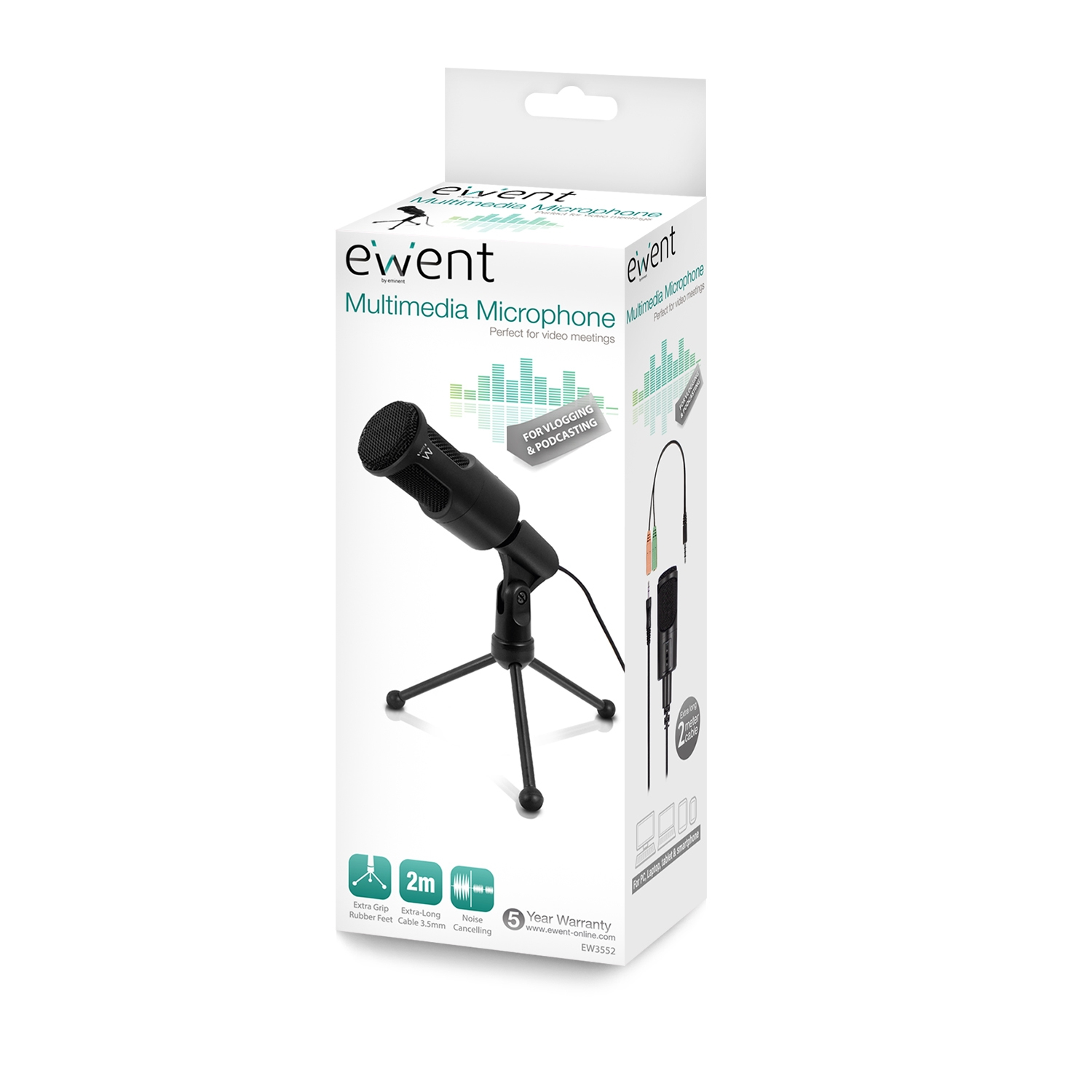 Ewent EW3552 microphone Black PC microphone – image 7