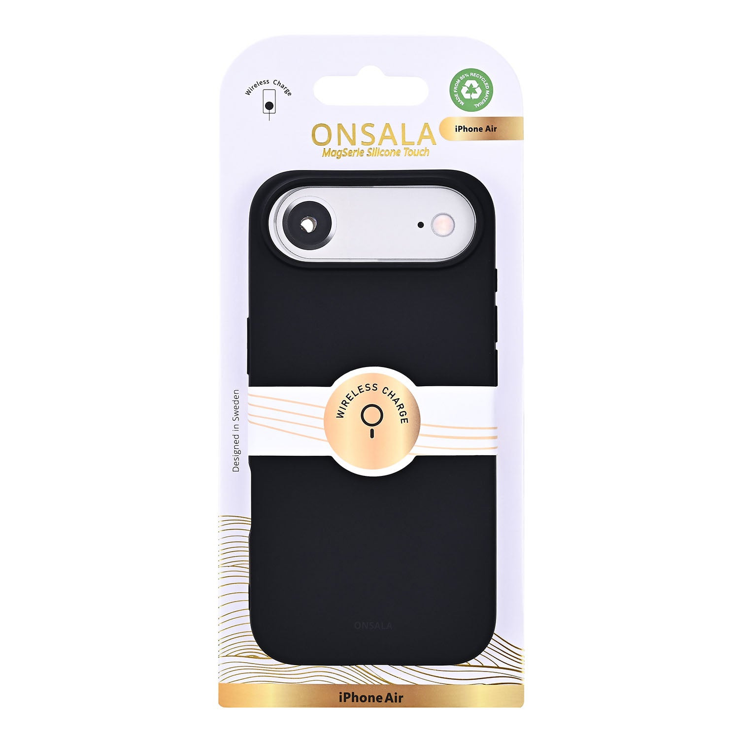 Onsala Phone Case with Silicone Feel Black - iPhone Air – image 2