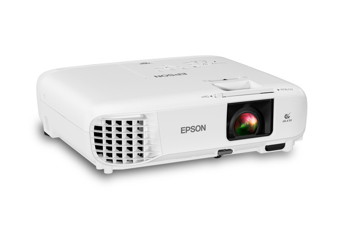 Epson PowerLite E20 Standard throw projector 3400 ANSI lumens 3LCD XGA (1024x768) White – image 2