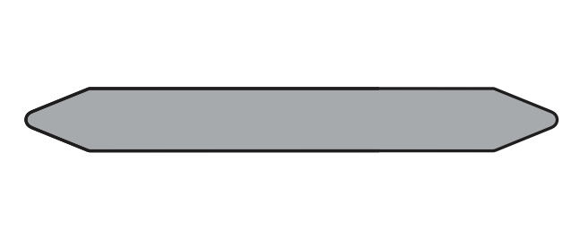 Brother LTZ1A026FPIP self-adhesive label Grey 351 pc(s)