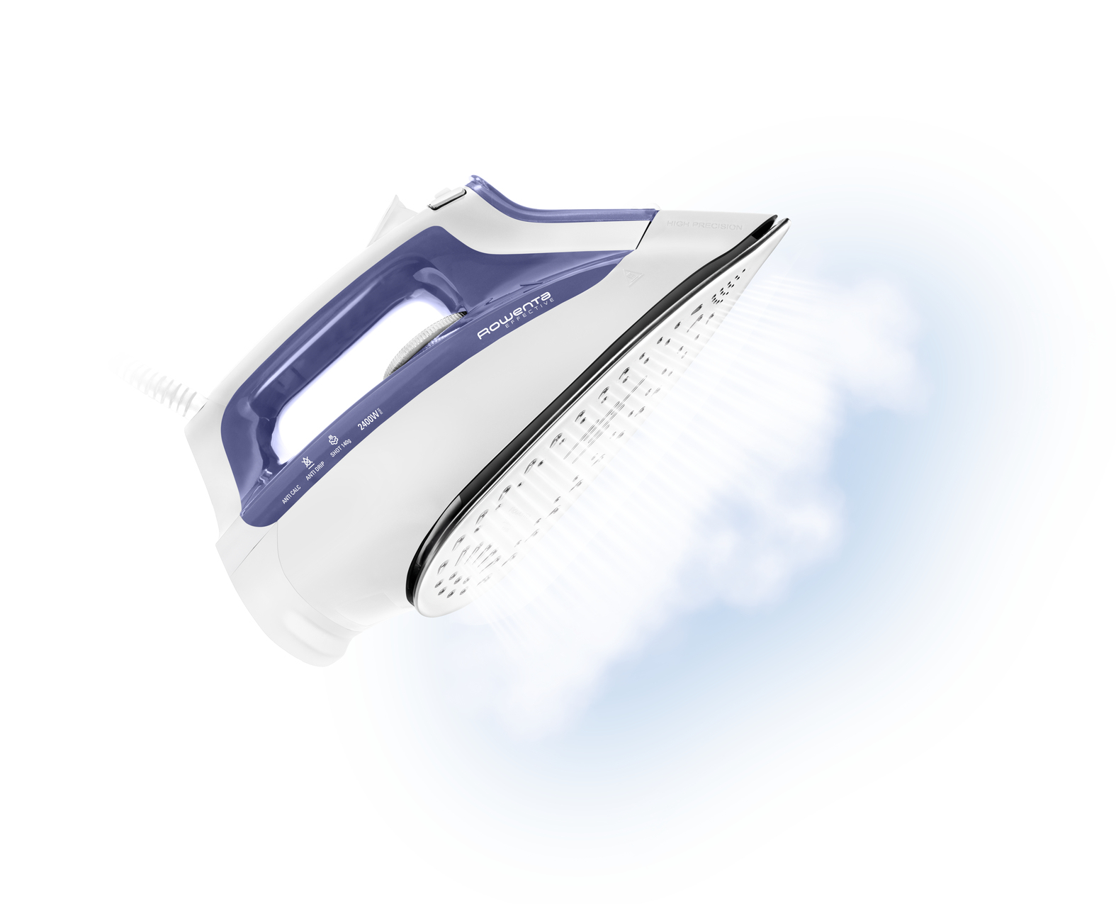 Rowenta DW2130 Dry & Steam iron Stainless Steel soleplate – image 4