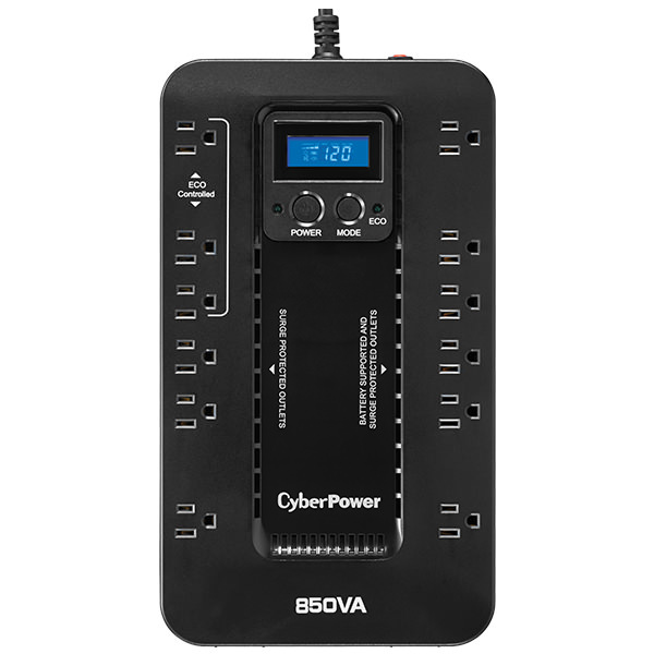CyberPower EC850LCD uninterruptible power supply (UPS) Line-Interactive 0.85 kVA – image 2
