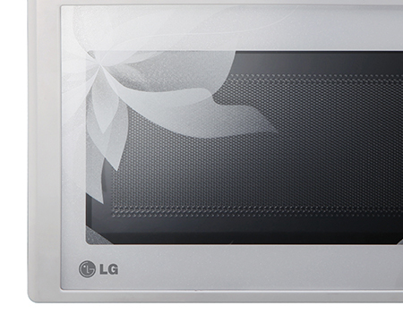 LG MS-2043DAC microwave White Countertop – image 2