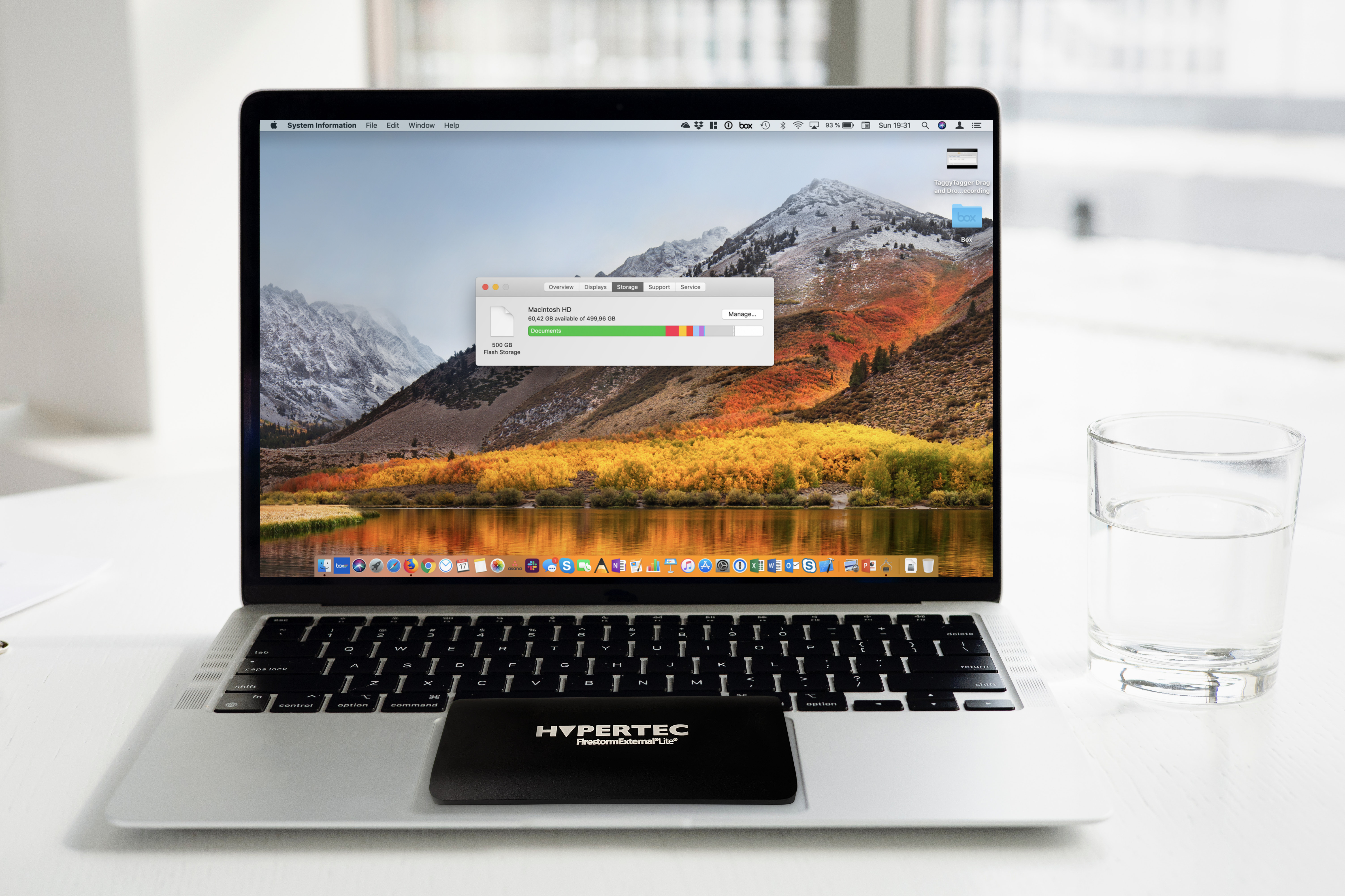 Hypertec FirestormExternal Lite 2TB SSD – Slimline Aluminium USB3.1 PCIe Gen2 SSD with 950MB/s read / 950MB/s write image 4