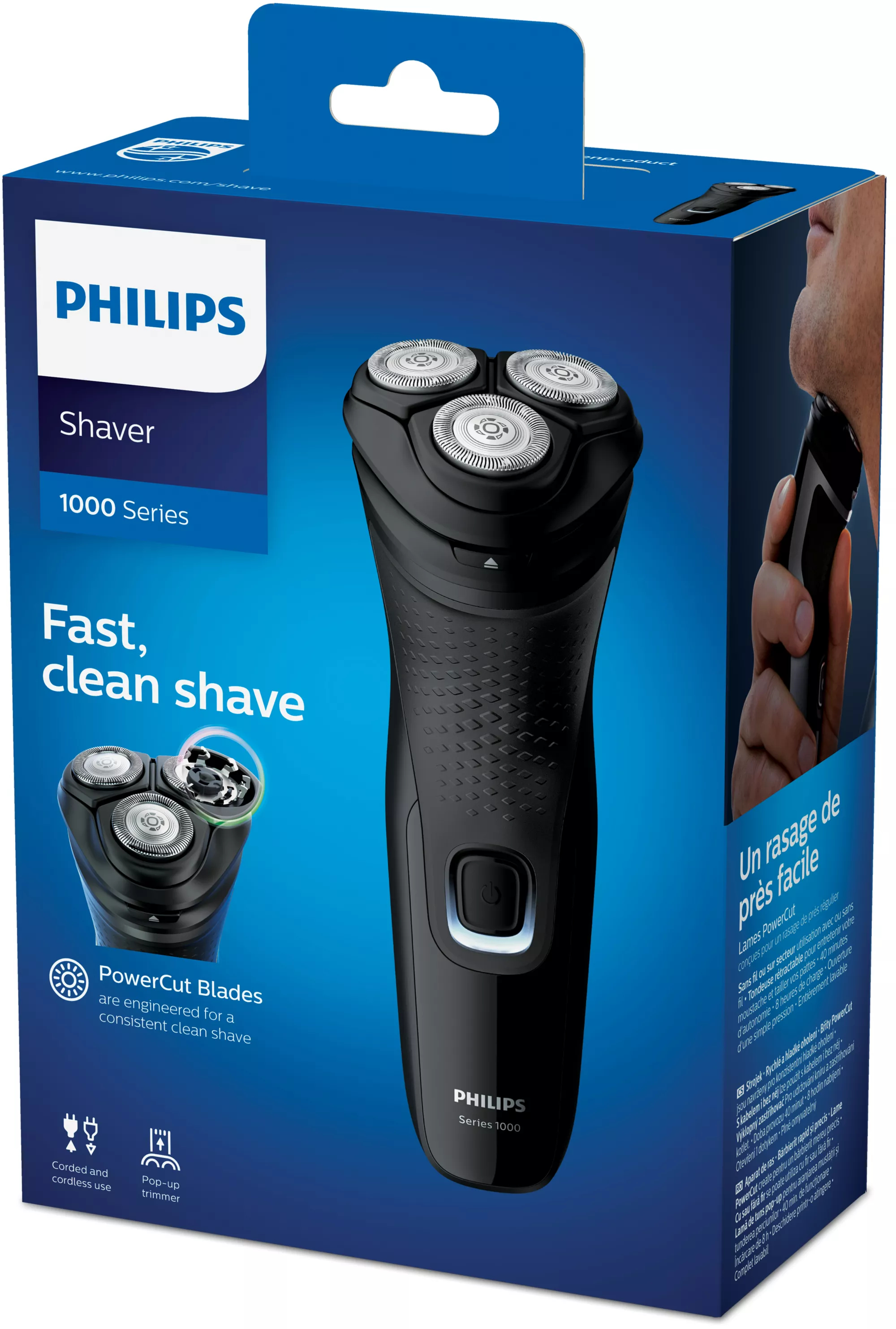 Philips 1000 series Shaver Series 1000 S1332/41 Water-resistant dry electric shaver – image 2