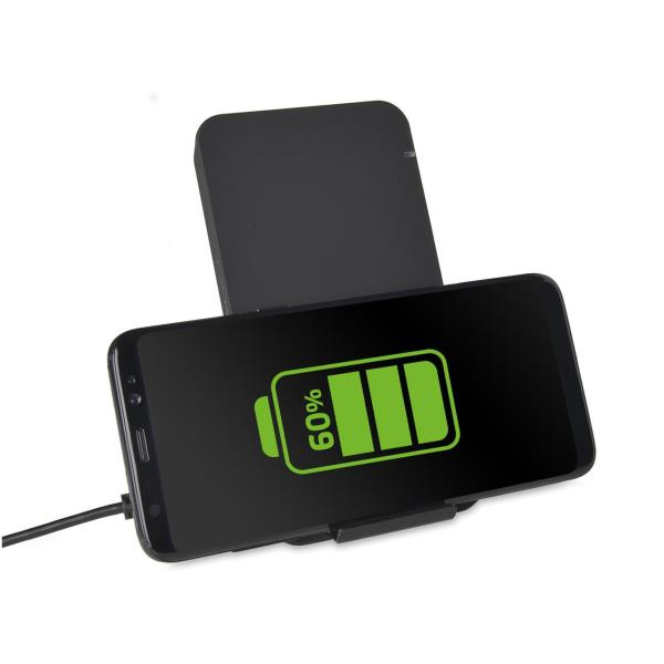 Celly WLFASTSTANDBK mobile device charger Smartphone Black DC Wireless charging Indoor – image 2