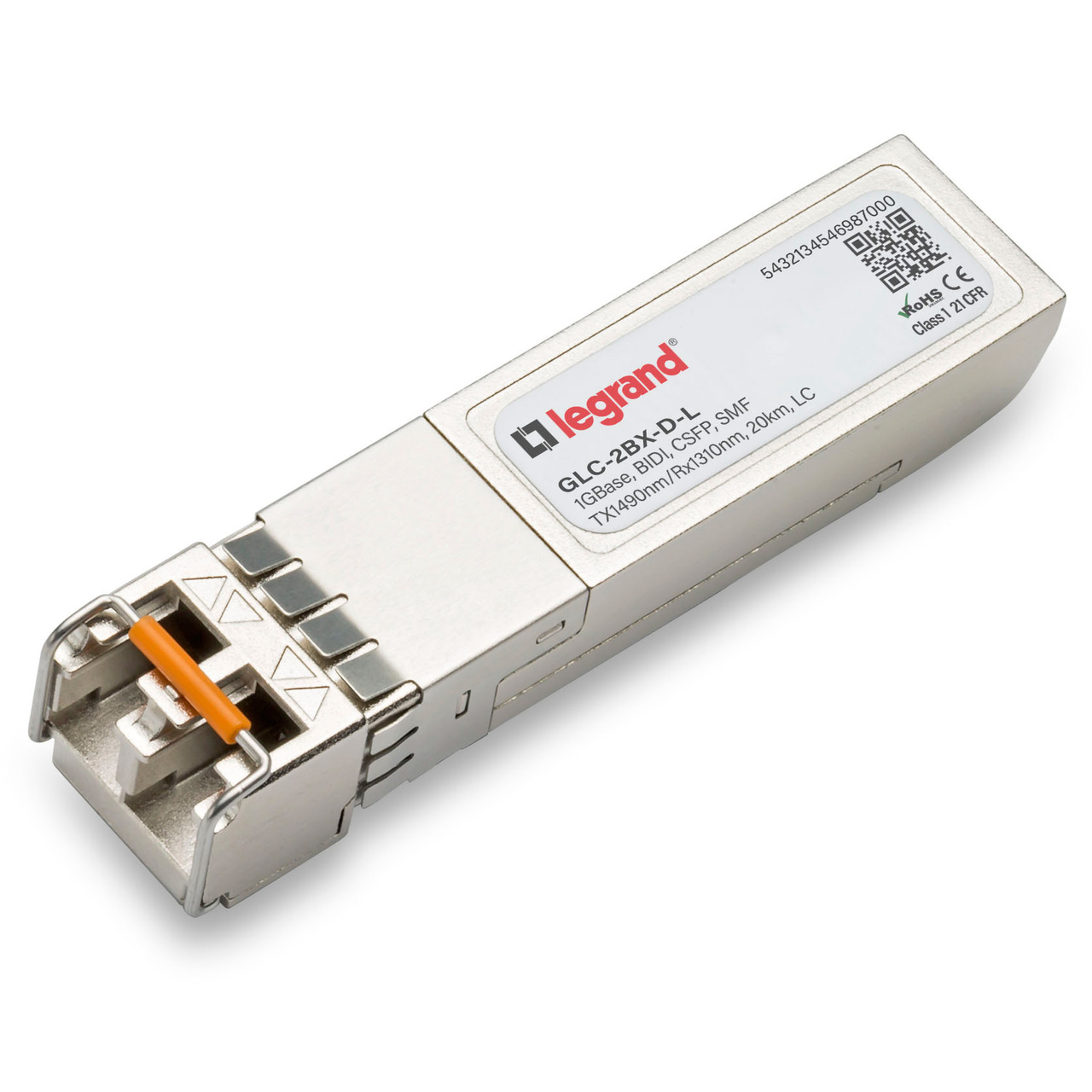Legrand GLC-2BX-D-L network transceiver module Fiber optic 1000 Mbit/s cSFP 1310 nm